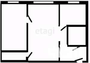 2-к квартира, вторичка, 41м2, 2/3 этаж