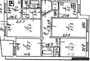 3-к квартира, вторичка, 65м2, 6/9 этаж