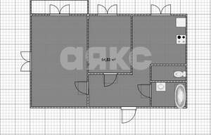 2-к квартира, вторичка, 48м2, 3/9 этаж