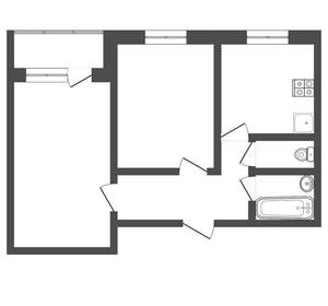 2-к квартира, вторичка, 59м2, 7/10 этаж