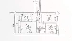 1-к квартира, вторичка, 65м2, 1/9 этаж