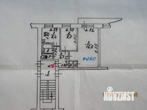 2-к квартира, вторичка, 40м2, 4/5 этаж