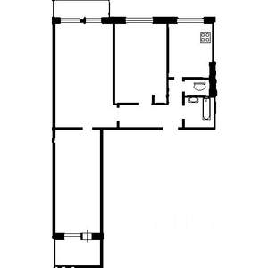 3-к квартира, вторичка, 61м2, 5/9 этаж