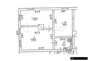 2-к квартира, вторичка, 38м2, 1/2 этаж