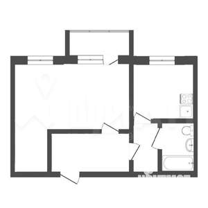 1-к квартира, вторичка, 36м2, 3/5 этаж