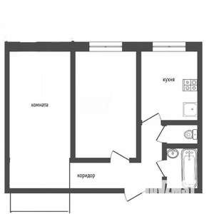 2-к квартира, вторичка, 43м2, 9/9 этаж