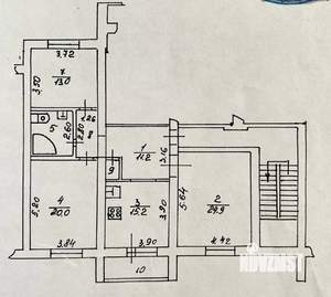 3-к квартира, вторичка, 97м2, 4/6 этаж