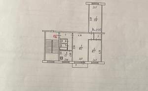 3-к квартира, вторичка, 58м2, 4/5 этаж
