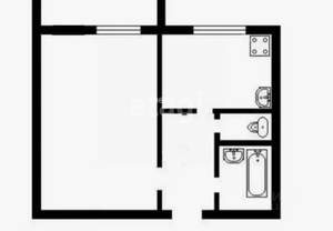 1-к квартира, вторичка, 33м2, 4/10 этаж