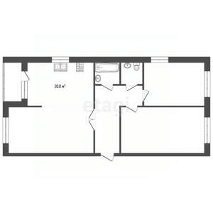 3-к квартира, вторичка, 100м2, 9/12 этаж