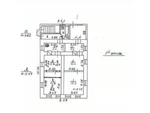 1-к квартира, вторичка, 32м2, 1/1 этаж