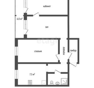 3-к квартира, вторичка, 52м2, 4/9 этаж