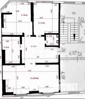 Студия квартира, вторичка, 90м2, 4/7 этаж