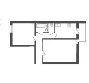 2-к квартира, вторичка, 49м2, 1/5 этаж