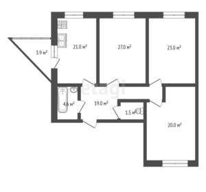 3-к квартира, вторичка, 120м2, 1/3 этаж
