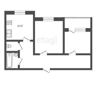 2-к квартира, вторичка, 47м2, 2/9 этаж