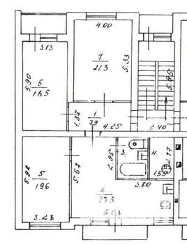 3-к квартира, вторичка, 108м2, 2/3 этаж